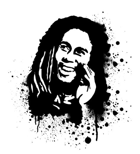 Stencil Printing Stencil Art Stencil Designs Art Designs Bob Marley Nesta Marley Free