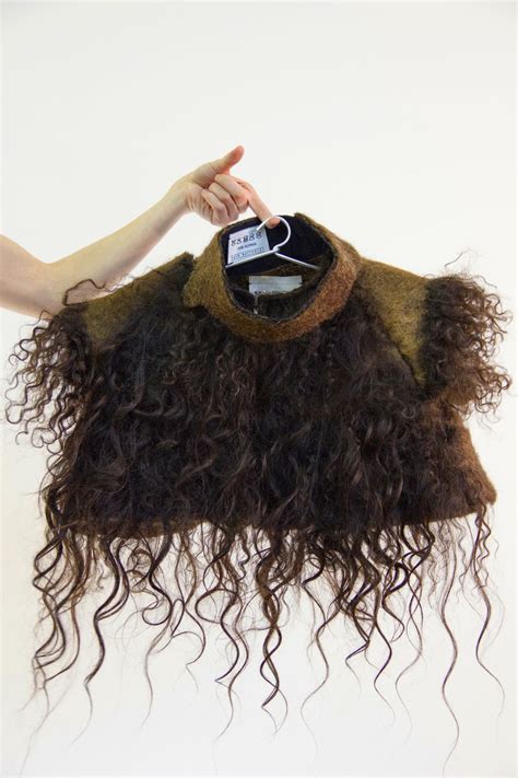 Eindhoven Graduate Designs Clothes Made Out Of Human Hair Design Indaba