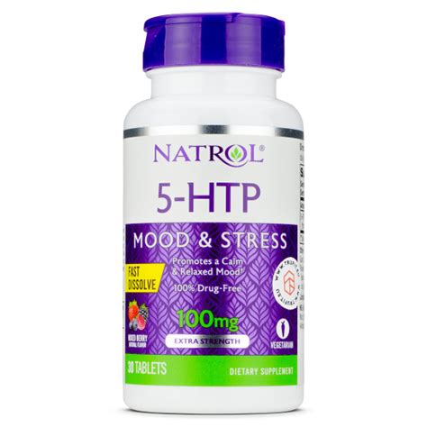 Natrol 5 Htp 100 Mg Fast Dissolve For Calm And Relaxed Mood Tru·fit