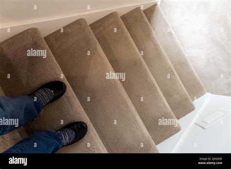 Step Woman Feet Stairs Hi Res Stock Photography And Images Alamy