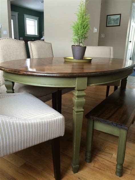 Annie Sloan Old Olive With Dark Wax Green Painted Furniture Painted
