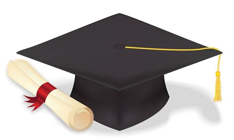 Chapeau Diplomé Logo Chapeau De Graduation Etudiant Avec Diplome