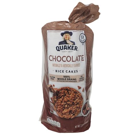 Quaker Chocolate Rice Cakes 723oz Healthy Heart Market