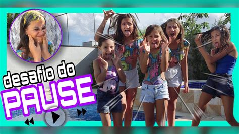 Desafio Do Pause Desafio Da Piscina 3 Irmãs Demais Kids Fun Youtube