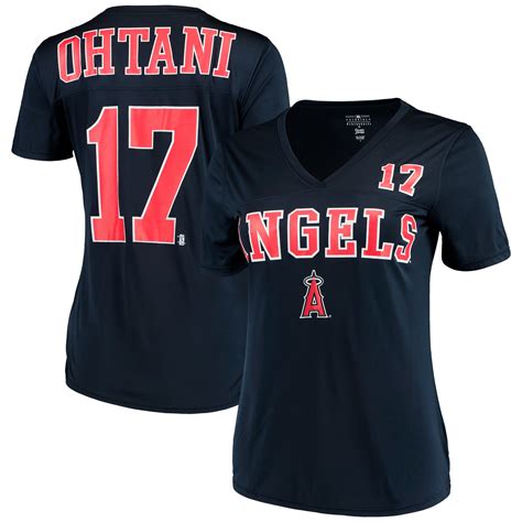 Shohei Ohtani Los Angeles Angels New Era Womens Name And Number T Shirt