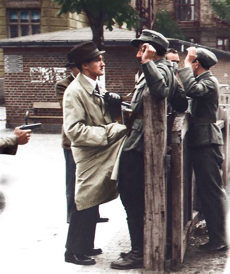 Danish Resistance Fighters Hold Up And Disarm Two German