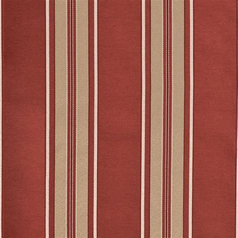 Rouge Red Stripe Print Upholstery Fabric Upholstery Fabric Stripes