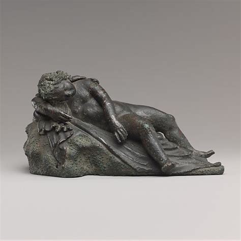 Bronze Statue Of Eros Sleeping Greek Hellenistic Period The Metropolitan Museum Of Art