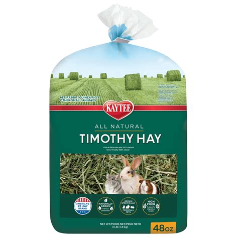 Kaytee Natural Timothy Hay For Rabbits Small Animals 96 Ph