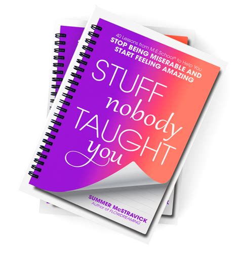 Stuff Nobody Taught You A Book For Reinventing Yourself Flowdreaming