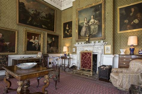 Drawing Room Manor House Yorkshire England Editorial Stock Photo