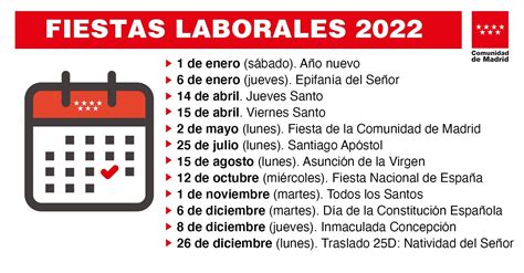 Aprobado El Calendario Laboral De Madrid 2022 Zona Retiro