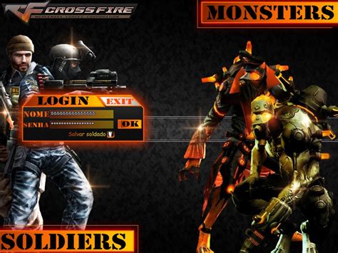 Bml Crossfire ® Tela De Login Para Crossfire Monsters And Soldiers