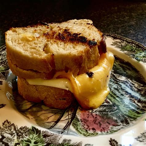 Best Grilled Cheese Ive Made On A Sunday Grilledcheese