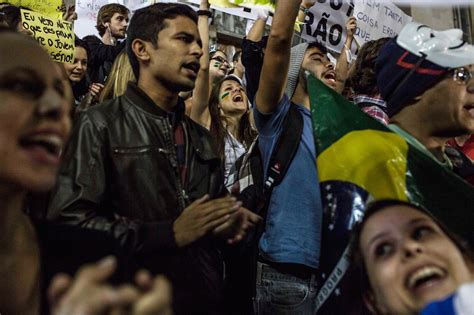 Thousands Gather For Protests In Brazils Largest Cities The New York