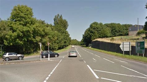 Two In Hospital After Serious Four Vehicle Crash Near Abergavenny Bbc News