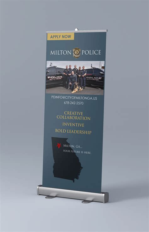 Phase 3 Milton Ga Police Dept Recruitment Banners On Behance