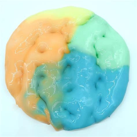 Mayitr 100ml Rainbow Color Mud Gum Diy Cotton Slime Plasticine Stress