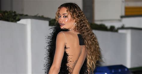 Rita Ora Bares Almost All In Dress For Pre Grammys Party