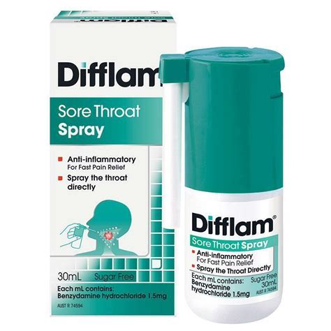 Difflam Throat Spray 30ml Anti Inflammatory Throat Spray