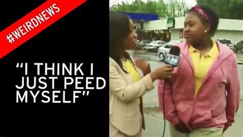 Girl Wets Herself On Live Tv After Warning Interviewer I Got To Pee
