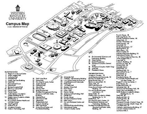 Cumberland University Campus Map Tourist Map Of English