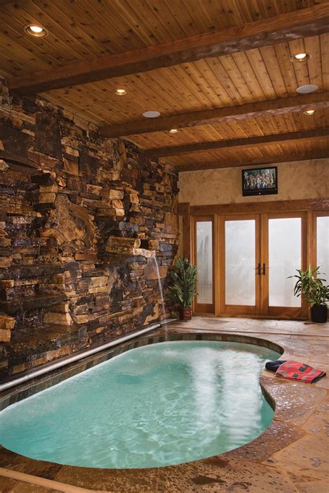 Small Indoor Pool Houses Backyard Design Ideas