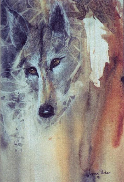Wolf Portrait Painting By Lynne Parker Fine Art America