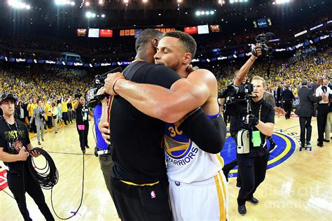 Stephen Curry And Lebron James By Jesse D Garrabrant