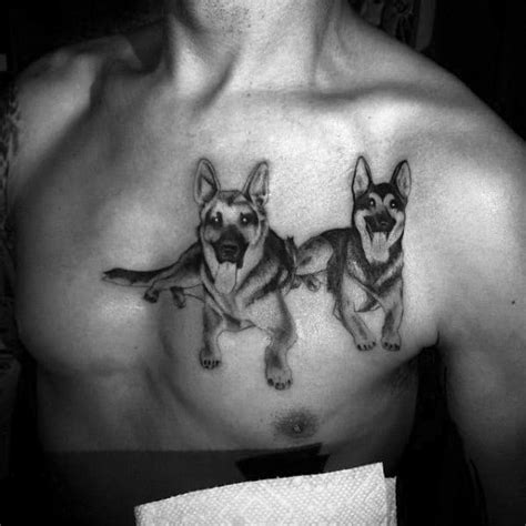 30 Cool German Shepherd Tattoo Designs For Men 2023 Guide