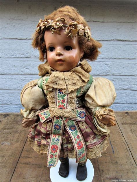 Старинная куколка Чехии Моравии Другие винтажные антикварные куклы