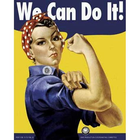 rosie the riveter we can do it world war ii poster new 24x36