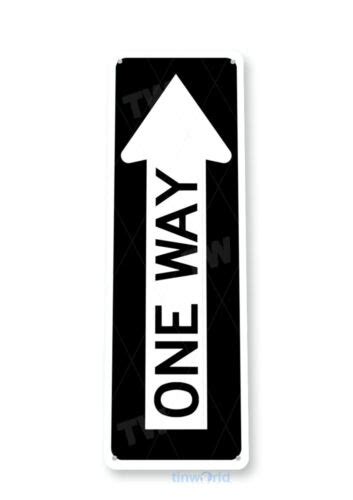 Tin Sign One Way Street Sign Arrow Sign Metal Sign Decor B243 Ebay