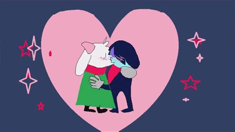 Kris And Ralsei Kissing Last Episode 0 Pasteloween Reupload Youtube