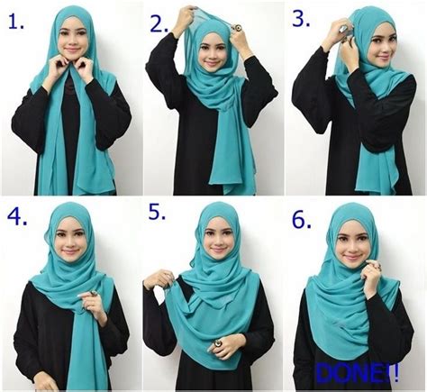 Easy Simple Hijab Style Step By Step Stylish Hijab