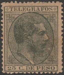 Stamp Alfonso Xii Philippines Telegraph Stamps King Alfonso Xii Yt