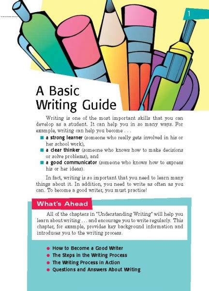 01 A Basic Writing Guide Thoughtful Learning K 12