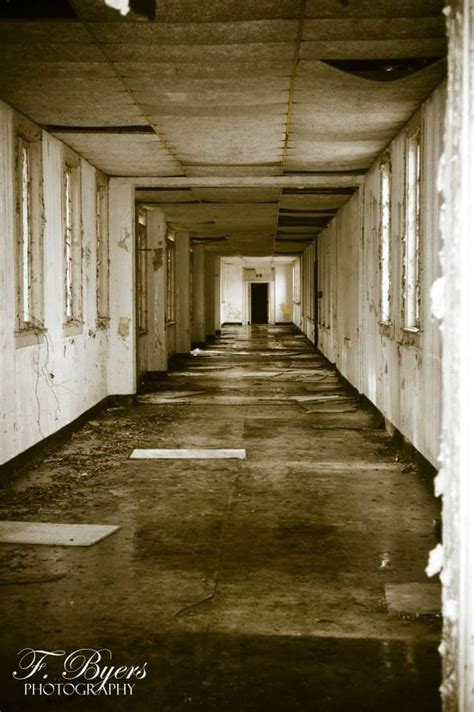 Abandoned Hallway At The Old Naval Hospital In North Charleston Sc