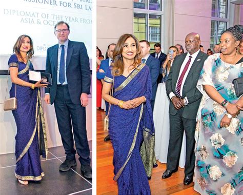 Saroja Sirisena As Diplomat Of The Year News Features Daily Mirror