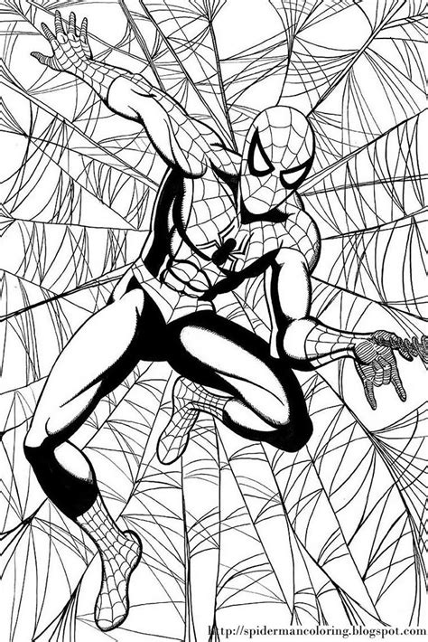 Spiderman Coloring Free Spiderman Coloring Cartoon Coloring Pages