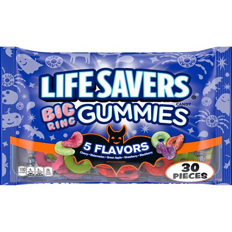 Lifesavers Gummies Big Ring Candy Bag Contains 30 Pieces 987 Oz