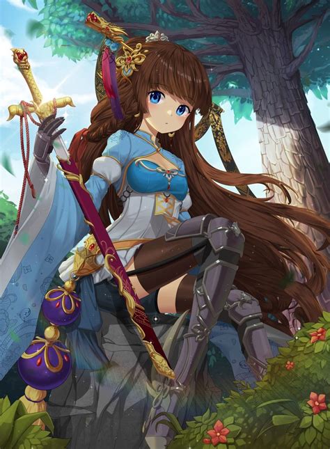 Pin By Eon On Fantasy Girls Fantasy Girl Anime Zelda Characters