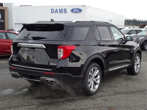 With its broad model lineup, explorer offers capability, advanced technology and generous space for the day's activities or weekend journeys. 2021 Ford Explorer Platinum Agate Black, 3.0L EcoBoost® V6 ...