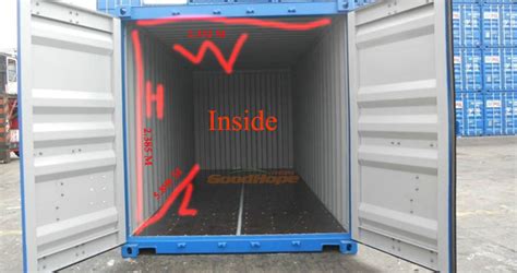 20 Ft Container Dimensions 20 Feet Container Loading Capacity Size