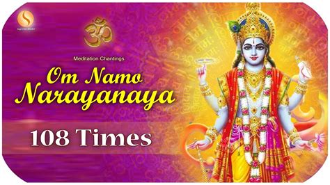 Om Namo Narayanaya 108 Times Chanting Mantra L Devotional Songs L