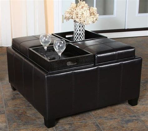 Black tubular open metal frame bases; Black Coffee Table Design Images Photos Pictures