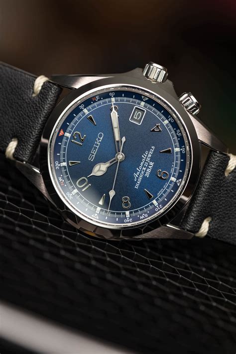 Seiko Alpinist Blue Dial Spb089 Le Review Watch Clicker