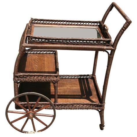 Victorian Wicker Tea Cart Victorian Wicker Tea Room