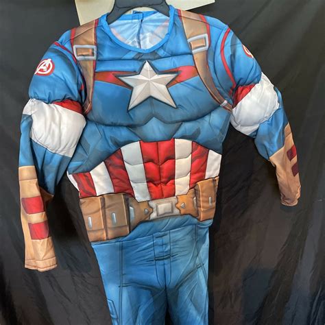 Rubies Marvel Avengers Captain America Youth Costume Size Med 8 10