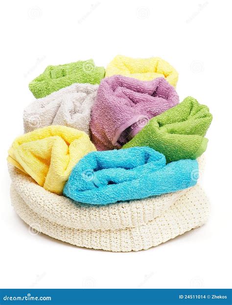 Multi Colored Towels Stock Photo Image Of Cloth Clean 24511014